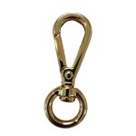 Musketon13mm goud  ring