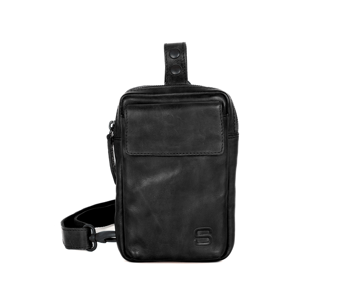 58755000-Harris Leren crossbody tas Harris Spikes en sparrow - Afbeelding 1