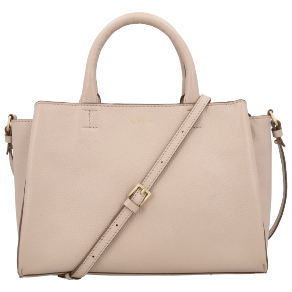 Loulou Vera cashmere gold, licht roze voorkant