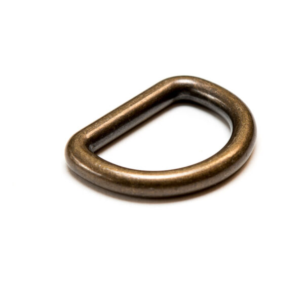 D-ring old brass 30mm