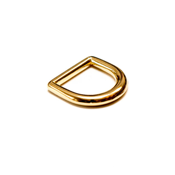 D-ring gold 20mm