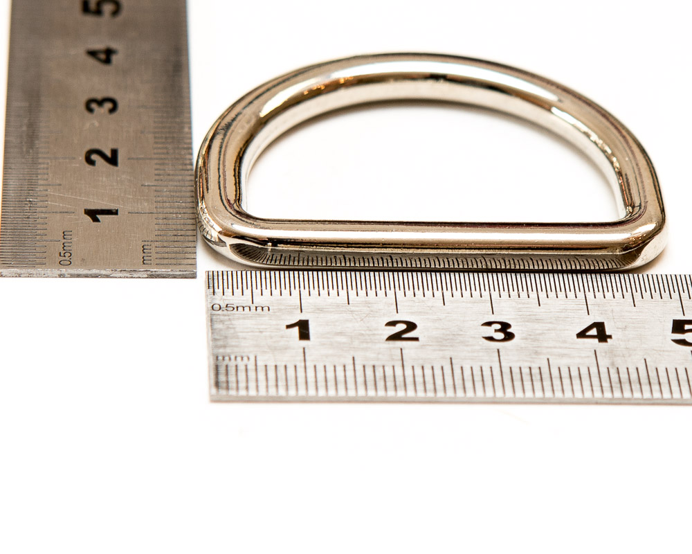 D-ring nickel 40mm