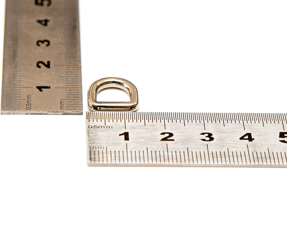 D-ring nickel 8mm