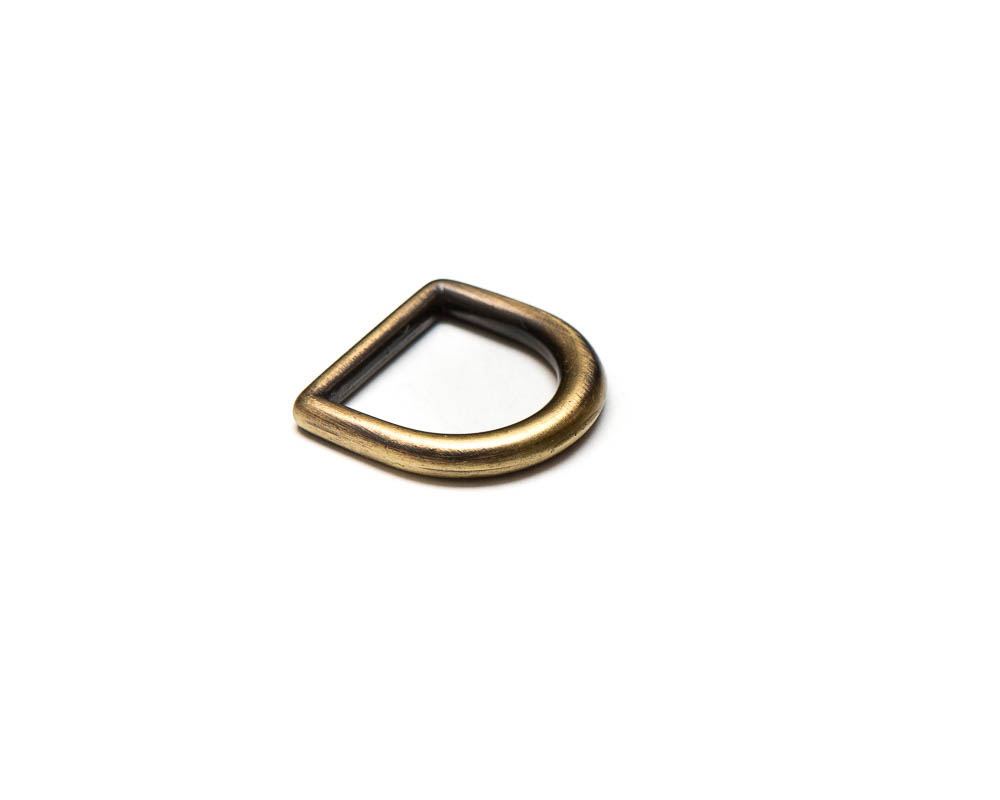 D-ring old gold 20mm