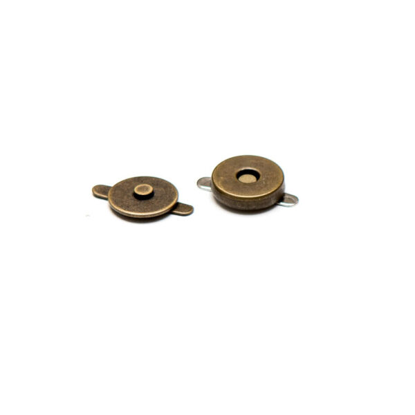 Magneet old brass 19mm