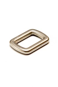 Ovale ring mat nickel 20mm