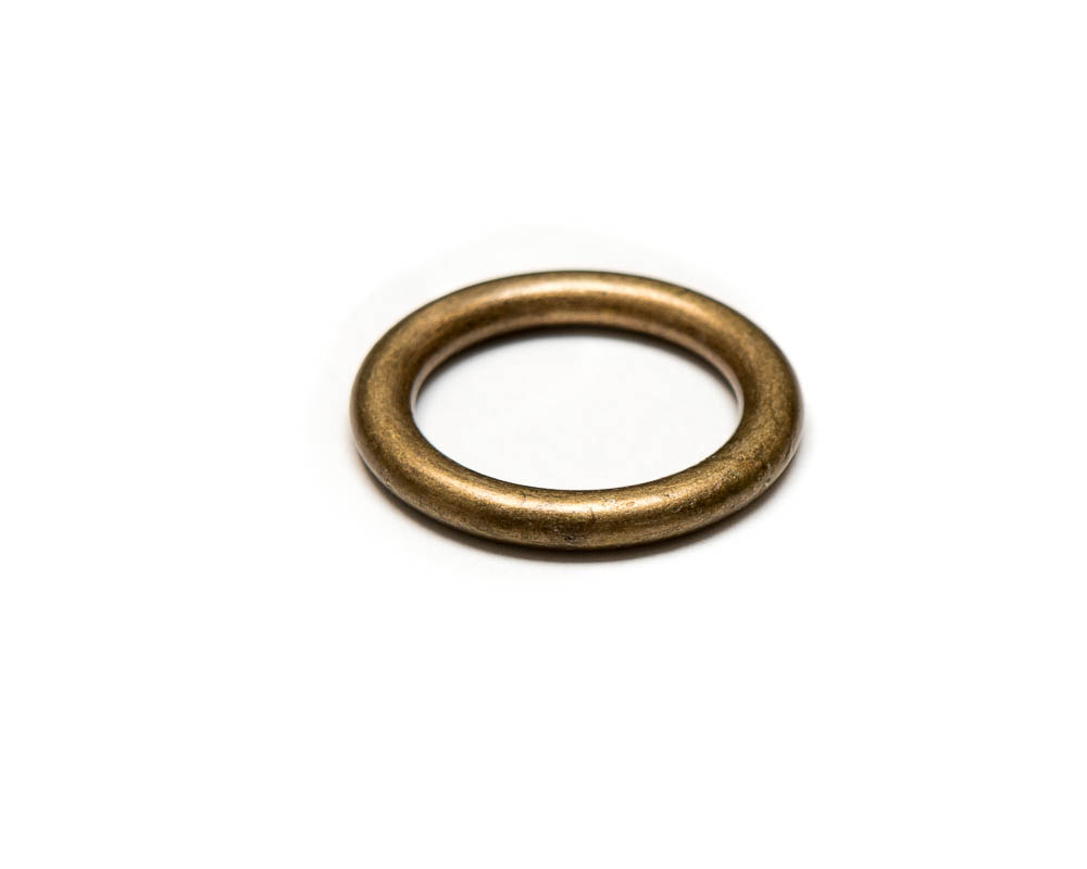 Ring old brass 30mm