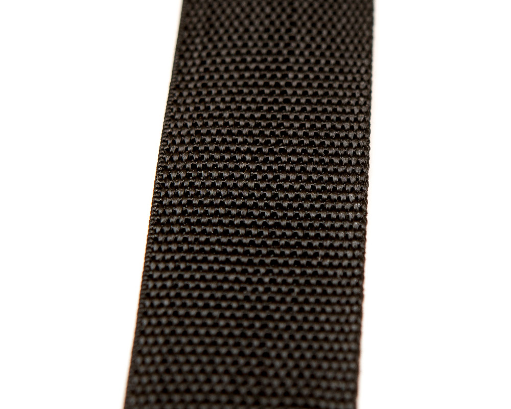 Polyester band 30mm zwart