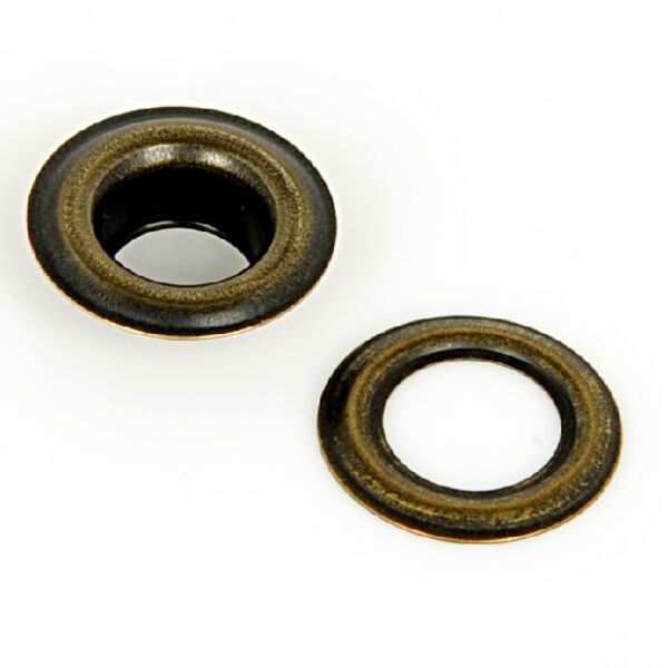 Zeilringen old brass 10mm